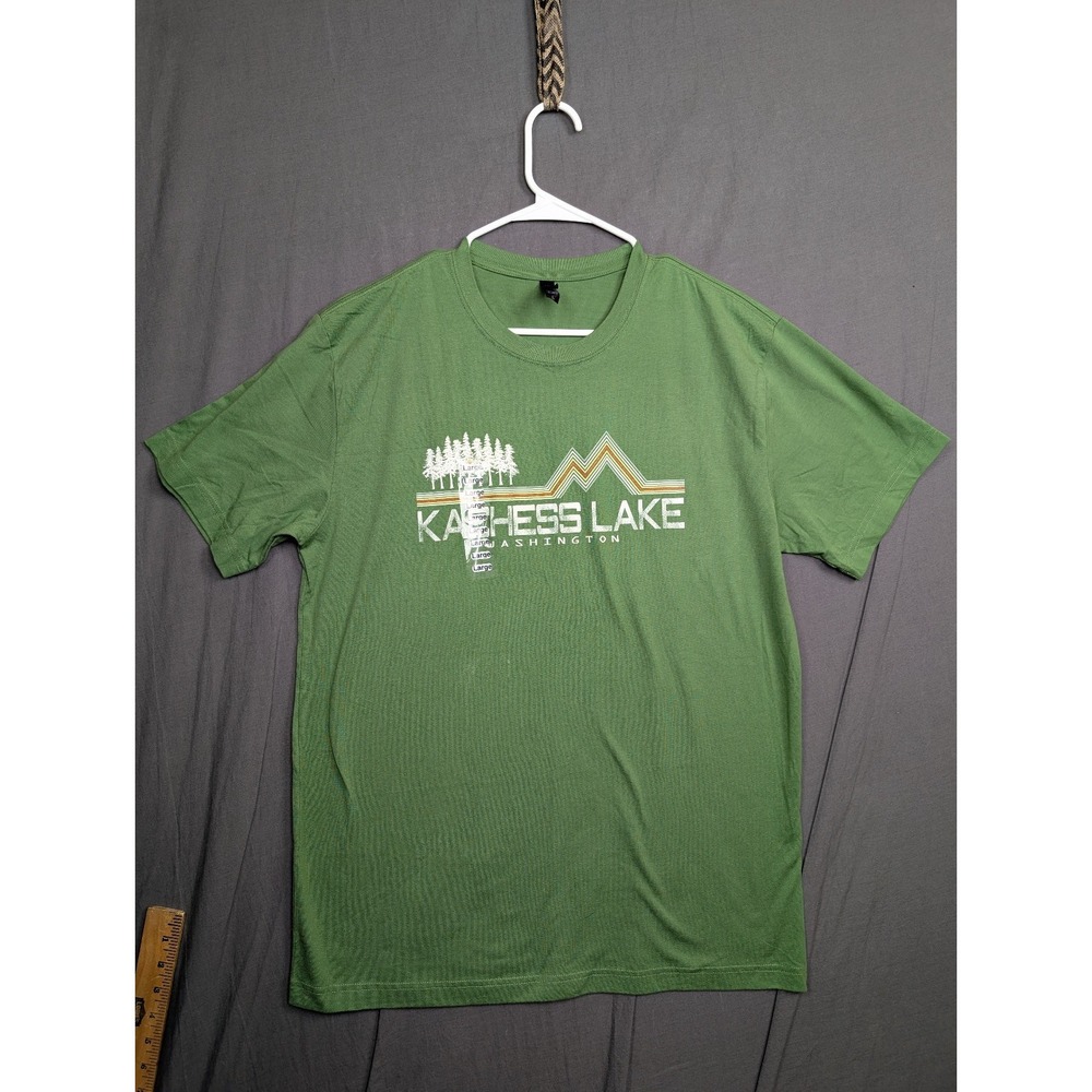 Primease Men's Short Sleeve‎ Green T Shirt Size Large